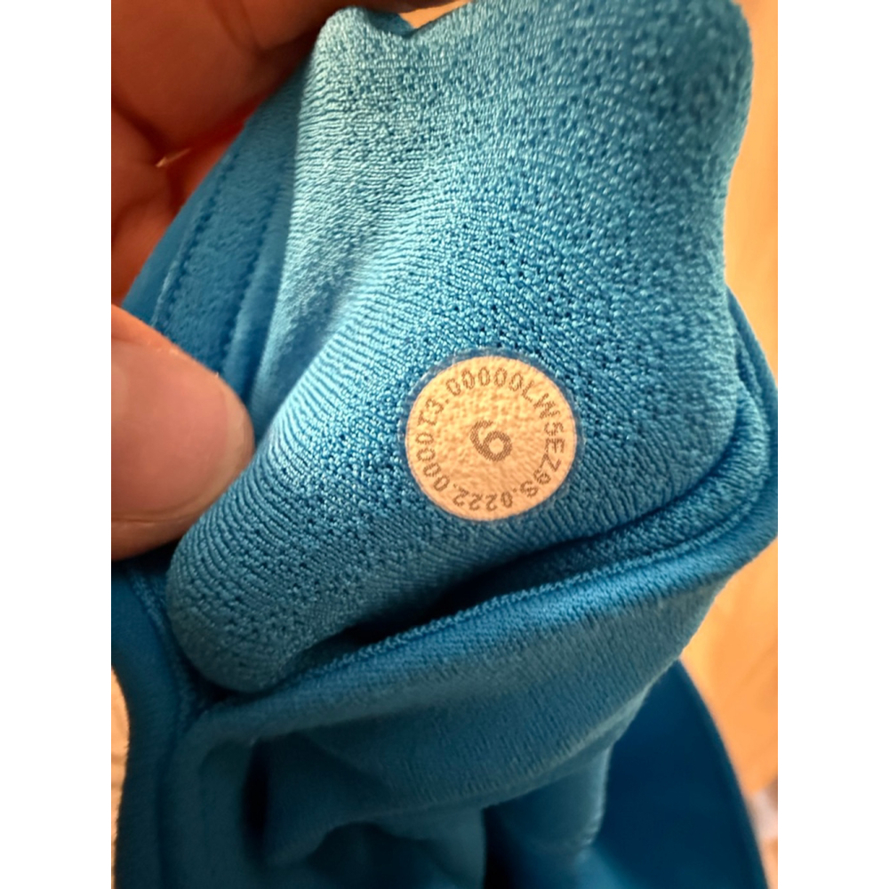 Lululemon Groove Flare Pants Size 6 Bright Blue Yoga High Rise Stretch Leggings - Picture 10 of 10